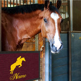 Lofaris Custom Stall Guard Name Logo for Horse Barn
